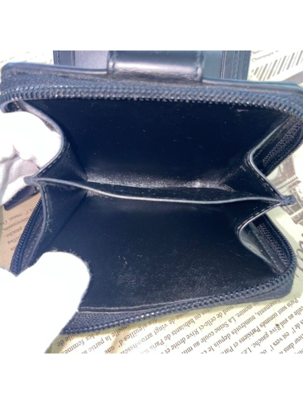 Gucci Wallet Compact Card Leather GG Black - Picture 12 of 15